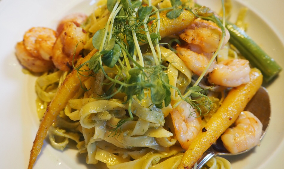 Bishop Arms Scampi Pesto Pasta